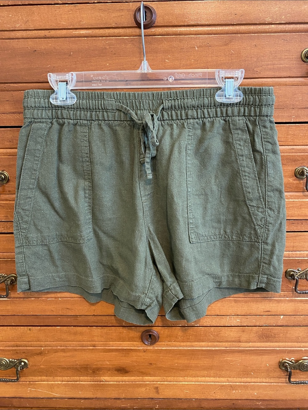 Old Navy High-Rise Linen Blend Shorts